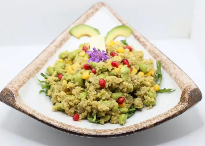 EDAMAME, QUINOA SALAD
