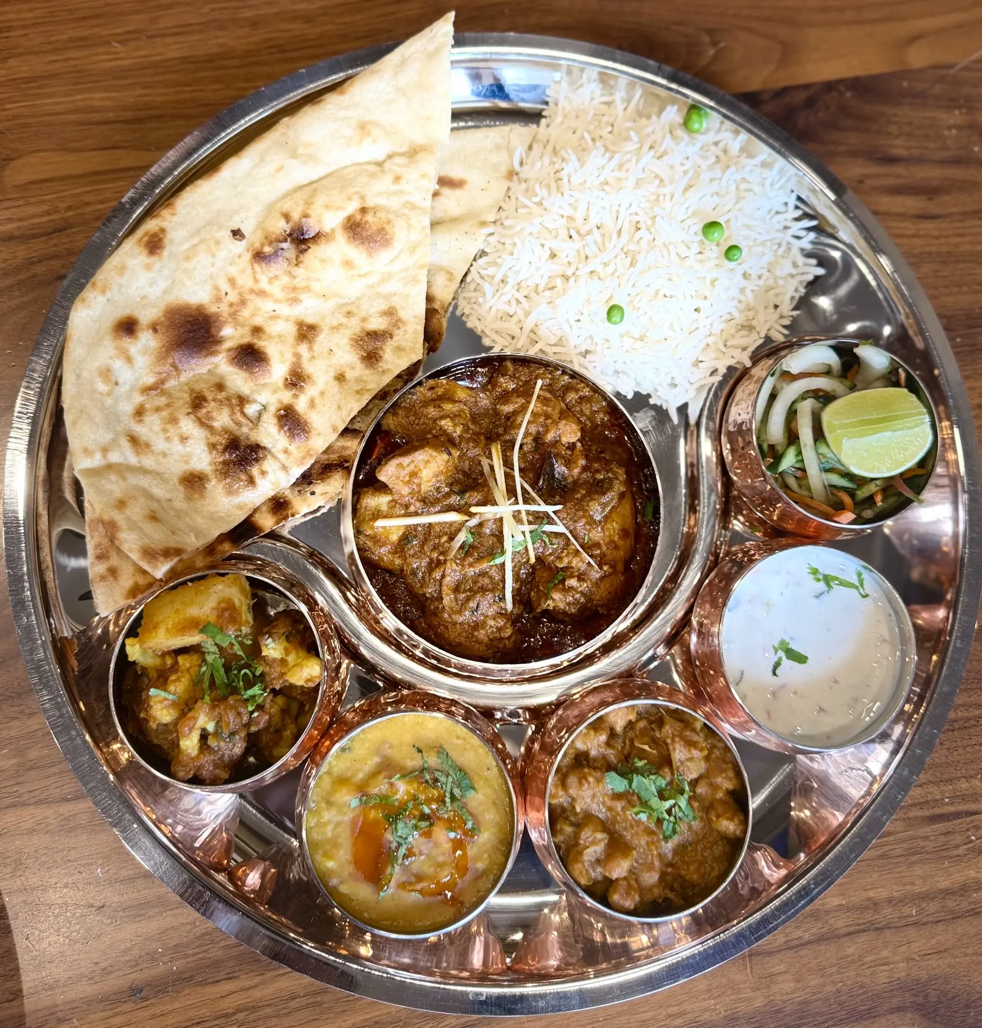 Delicious Lunch Thali